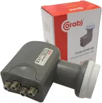 CORAB Universal Quad LNB &ndash; 4 v&auml;ljundit, 0,1 dB m&uuml;ratase, 40 mm feedhorn