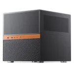 Jonsbo N6 NAS kuubikujuline korpus, Micro-ATX, teras/v&otilde;rk, must