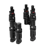 LogiLink Solar Y-&uuml;henduskomplekt, 2 tk, MC4 &uuml;hilduv, isane ja emane, PVC, must