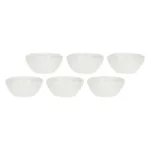 LA PORCELLANA BIANCA LUNIA 6 portselli kausi komplekt 12 cm valge