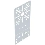 OBO Bettermann MP FL DD Vertikaalne lame kinnitusplaat 235x120 mm, teras, tsink-alumiiniumiga kaetud, kruvikinnitus