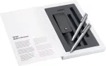 LAMY logo harjatud must kirjutuskomplekt &ndash; pastapliiats ja mehaaniline pliiats kinkekarbis 1240662
