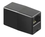 GoodConnections Alcasa MOD8-GC varjestatud RJ45 &uuml;hendusmuhv, Cat.6, emane-emane, must
