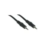 GoodConnections 3,5 mm stereo helikaabel isane-isane, 1,5 m, kullatud, must (1970-EX)