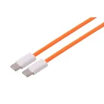 S CONN MAXIMUM CONNECTIVITY USB-C - USB-C laadimiskaabel 240W, 3m, oranž punutud tekstiil 14-22047