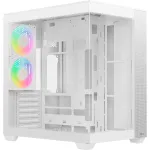 Ocypus Delta C74 ARGB valge panoraamklaasiga Mid-Tower korpus