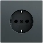 GIRA 418873 SCHUKO pistikupesa System 70, antratsiit