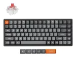 Keychron K2 Max klaviatuur universaalne USB RF juhtmevaba Bluetooth must hall 75%