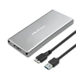 Alumiiniumkorpus QOLTEC 51833 M.2 SSD-le, SATA USB 3.0-le, toetab kuni 2TB