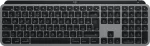 Logitech MX Keys S for Mac klaviatuur, juhtmevaba, Bluetooth, QWERTY, alumiinium, must