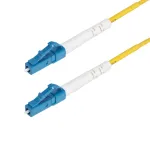 StarTech.com 1m (3.3ft) LC to LC (UPC) OS2 Single Mode Simplex Fiber Optic kaabel, 9/125&micro;m, 40G/100G, Bend Insensitive, Low Insertion Loss - LSZH Fiber Jumper Cord