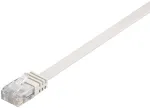 Microconnect V-UTP60025W-FLAT v&otilde;rgukaabel Valge 0.25 m Cat6 U/UTP (UTP)