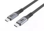 MicroConnect USB3.2CC2 Premium USB-C &ndash; USB-C kaabel 2 m, USB 3.2 Gen 2, 100 W, 4K 60 Hz, must