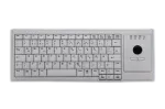 Contour Design Active Key AK-4400 klaviatuur kontorisse USB saksa valge