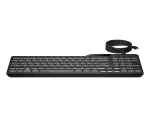 HP 400 Tagantvalgustatud Juhtmega Klaviatuur T&auml;issuuruses USB Must