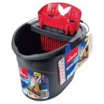Mopimiss&uuml;steem Vileda SuperMocio Revolution Single tank Must Red Valge
