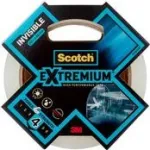 Pakkelint 3M Scotch ExtreMium Invisible 48 mm &times; 20 m, l&auml;bipaistev, tugev liim