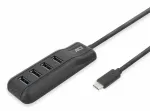 ACT AC6420 liidesejaotur USB 3.2 Gen 1 (3.1 Gen 1) USB-C 5000 Mbit/s Must