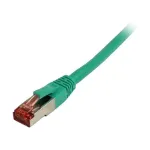 Paigalduskaabel RJ45 - CAT6 250Mhz - 1,5m roheline - S-STP(S/FTP) -TPE/LSZH(Superflex) - Synergy 21 -