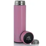 Extralink Smart Travel Mug roosa termos LED-ekraaniga, 500 ml
