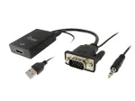 Equip VGA-HDMI-adapter heliga 119038