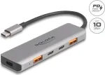 DeLOCK 64302 s&uuml;learvuti dokkijaam Juhtmega USB 3.2 Gen 2 USB-C Hall 95W