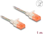 V&otilde;rgukaabel DeLOCK RJ45 Cat.6A U/UTP &otilde;huke 1m L&auml;bipaistev