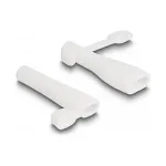 DeLOCK tolmukate USB Type-A isasele ja USB USB-C isasele, komplekt 2 tk, valge