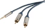 Helikaabel 3,5 mm kuni 2 &times; RCA ShiverPeaks SP30831-&otilde;huke