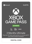 Game Pass Ultimate Microsoft Xbox Live 3 kuud