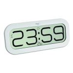 Digitaalne kell TFA-Dostmann 60.4514 Ovaalne Valge LCD 321mm