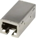SYNERGY21 CAT6A TP-TP Coupling RJ45 Female to Female Slim Line Die-Cast Zinc - Network - CAT 6a