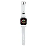 Karl Lagerfeld 3D Rubber Karl Head Apple Watch Rihm 42/44/45/49mm Valge