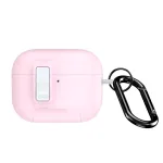 Dux Ducis PECQ Series PC+TPU kate konksuga Apple AirPods Pro 3-le, valge/roosa