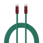 Newell USB-C to USB-C kaabel 100W 2m Silikoon Roheline-Burgundia