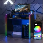 X Rocker 2023269 m&auml;ngurilaud LED-iga, must