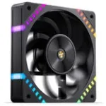 Korpusventilaator Jonsbo HF2-120 Reverse Blade PWM ARGB 120mm must, PWM-juhtimine, ARGB-valgustus