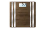 Elektrooniline isiklik kaal Medisana BS 552 &mdash; h&otilde;bedane bambuspealispinnaga, max 180 kg, 100 g t&auml;psus, Bluetooth, KMI, keha koostis