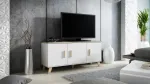 Cama sideboard LOTTA 150 3D Valge + sonoma oak