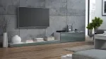 Cama TV-alus LIFE 300/42/35 valge/hall l&auml;ikiv