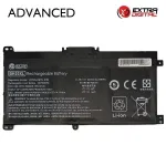 Extra Digital Advanced s&uuml;learvuti aku HP BK03XL jaoks - 3400mAh, 11.55V, 39.3Wh, 3-rakuline, must