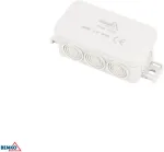 BEMKO pinnapaigaldatav paigalduskarp 85x45x37mm IP55 8 sisendiga helehall E04-PI08-IP55