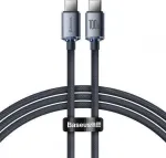 Baseus Crystal Shine USB-C to USB-C kaabel 100W PD 1,2m must