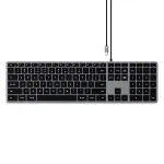 Satechi &otilde;huke W3 klaviatuur USB-C numbriklahvistikuga (hall)