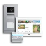 BUSCH-JAEGER 83-1FHA/SET &uuml;he pere maja videos&uuml;steem, 2-juhtmeline, s&uuml;vispaigaldusega 2CKA008300A1460