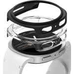 Ringke Slim RGK11818 &uuml;mbris Samsung Galaxy Watch 8 / 9 40 mm-le, l&auml;bipaistev ja mattmust (2 tk)