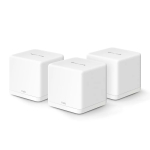 Mesh-s&uuml;steem MERCUSYS Halo H60X (3-pakk) &mdash; Kaheribaline Wi‑Fi 6, kuni 1500 Mbps, leviala 550 m&sup2;, 2&times; LAN-porti