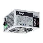Akyga Basic AK-B1-600 ATX toiteplokk 600 W, 120 mm ventilaator, passiivne PFC, hall