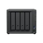 SYNOLOGY DP340 lauaarvuti NAS koos R1600 protsessori, 16 GB muutm&auml;lu, 32 TB k&otilde;vaketta, 4 pesa, RAID toega, must
