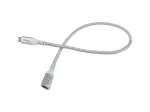 Equip USB 3.2 Gen 2 C-C-pikenduskaabel, 0,5 m, M/F, 4K/60 Hz, 10 Gbps, valge